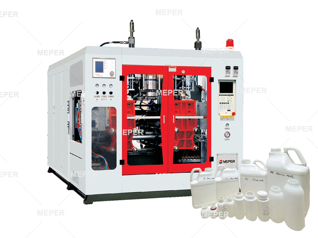 China Meper MP70F de alta velocidad coex soplado moldeo máquina | 1500bph HDPE Agro-química botellas .