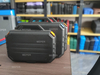Personalizado OEM Negro Apilable Almacenamiento Caja de Plástico Contenedor con clip Down Tapa