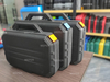 Personalizado OEM Negro Apilable Almacenamiento Caja de Plástico Contenedor con clip Down Tapa