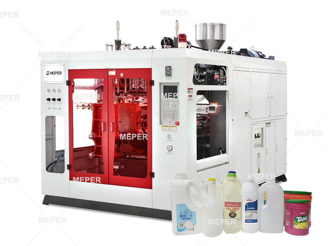 Meper tawa umakuna extrusión soplado moldeo máquinas para 1L 500ml botellas
