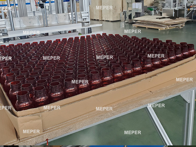 Meper automático vacía plástico botella cartón papel caja embalaje máquina para PP PVC Pet Botellas