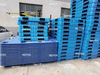 1000*1000*150mm paletas de cara sola isqun chakikuna 4 ñan yaykuy logística transporte plástico paletas