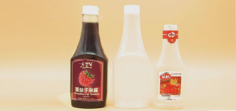 Botella de comida multicapa .