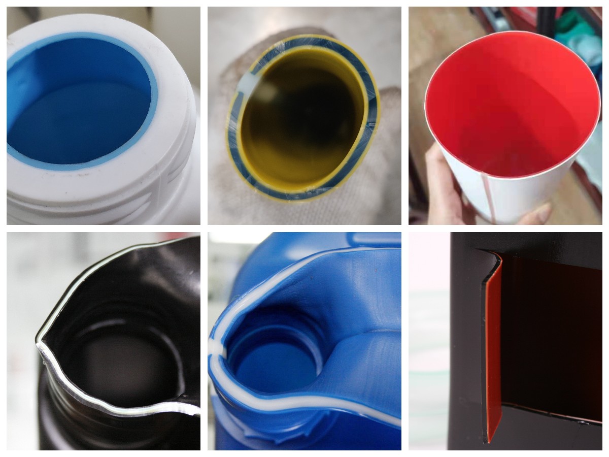 Botellas de multicapa .