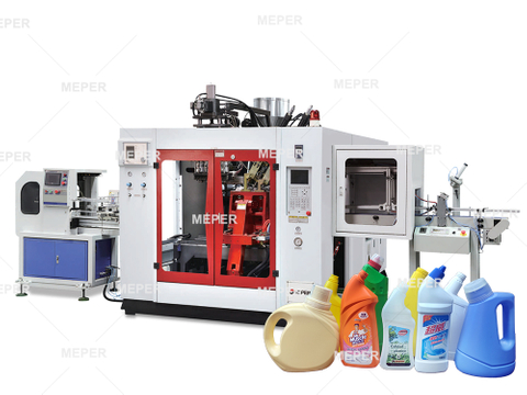 Meper sapalla estacion extrusión soplado moldeo máquina con prueba de fugas .